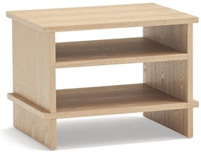 Nočný stolík v dekore duba v prírodnej farbe Inari – Teulat