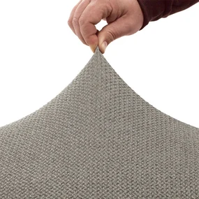 Super strečové poťahy HARMONIA svetlošedá kreslo (š. 70 - 110 cm)