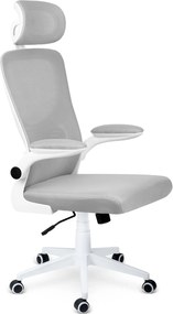 Kancelárska stolička mikrosieťová Sofotel Brass -  sivá