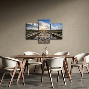 Obraz - Koľaje (90x60 cm)