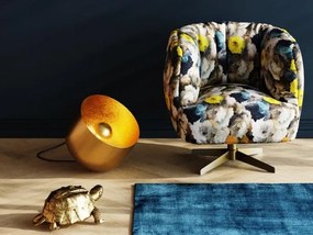 Apollon podlahová lampa zlatá Ø35 cm