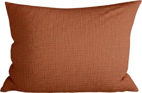 Mušelínová obliečka na vankúš MUSSARI 50x70 cm, terakotová