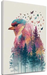 Obraz na plátne Lesná sova - Mystická dekorácia