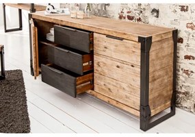 Komoda 36771 180cm Drevo Acacia  - Komfort-nábytok