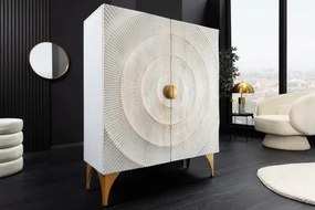 Komoda 48108 Bailey 100cm Drevo Mango Bielené - Komfort-nábytok