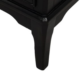 Čierna komoda 60x75, 5x33 cm Mods – Ixia