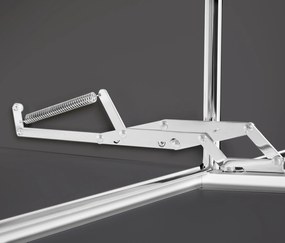 Veľká kovová odkladacia skrinka »CN3« so 6 výklopnými priehradkami, sivá