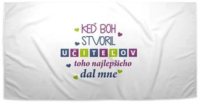 Sablio Uterák Keď Boh stvoril učiteľov - 50x100 cm