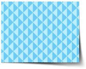 Sablio Plagát Modré obrátené pyramídy - 90x60 cm
