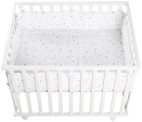 Biela detská ohrádka 100x75 cm Sternenzauber – Roba