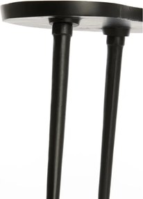 Kovový odkladací stolík 30x53 cm Lienz – Light &amp; Living