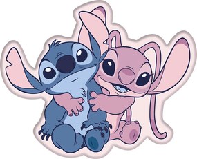 Jerry Fabrics Tvarovaný vankúšik - Lilo and Stitch "Hug"