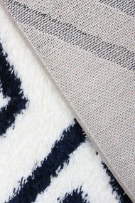 Koberec Boho 638 CREAM/NAVY BLUE rozmery koberec: 60x100 cm