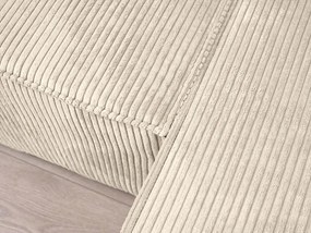 Krémová rohová pohovka SMART COSARO, obojstranná + 2 vankúšiky ZDARMA