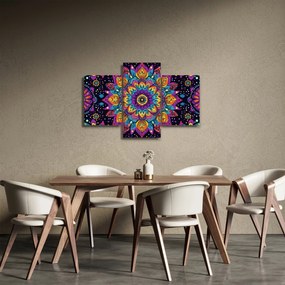 Obraz - Kaleidoskopická mandala (90x60 cm)