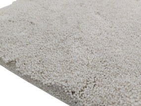 Tapibel, Koberec metráž Supersoft 250 béžový, šíře 4m, béžová, ab (mriežka), obývacia izba