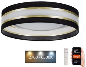 Belis LED Stmievateľné stropné svietidlo SMART CORAL LED/24W/230V Wi-Fi Tuya čierna + DO BE0876