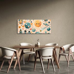 Obraz - Kúsky z vesmíru (120x50 cm)