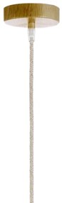 ONLI - Luster na lanku BAMBOO 1xE27/22W/230V bambus