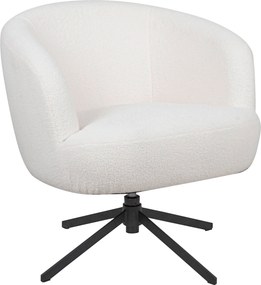XXXLutz KRESLO, kov, textil, biela Cantus - Kreslá - 002674010601