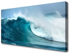 Obraz na plátne Vlny krajina 120x60 cm