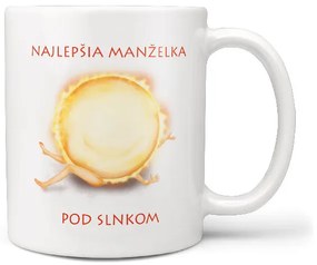 Hrnček Najlepšia manželka pod slnkom (Náplň hrnčeka: Žiadna)