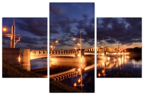 Obraz osvetleného mosta