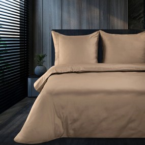 MAKOSATÉNOVÉ OBLIEČKY EVA MINGE ELEGANT1E 140X200 CM, 1 KS 70X80 CM SVETLOHNEDÉ