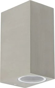 Moderná nástenná lampa hliníková 2-žiarovková IP44 - Baleno