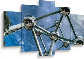 Obraz - atómium v Bruseli (150x105 cm)