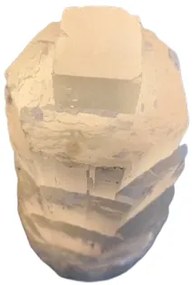 Prírodná selenitová stolná lampa 25cm