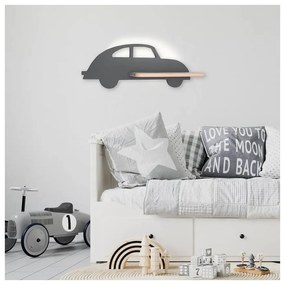 Sivé detské svietidlo Car - Candellux Lighting