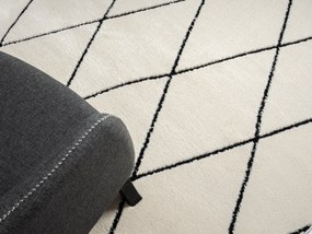 My Flair, Kusový koberec Moroccan Fantasy weiß, 100x200, čiernobiela, obývacia izba