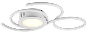 Stropné LED svietidlo Jive, 50 cm, biela matná