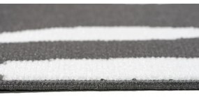 Kusový koberec PP Kiara tmavo sivý 140x200cm