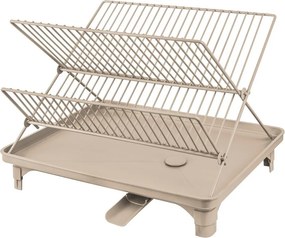 Béžový dvojposchodový odkvapkávač 42x29 cm Dry-It – Mette Ditmer Denmark