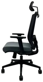 Kancelárska ergonomická stolička DVIS — látka, sieť, viac farieb Antracit