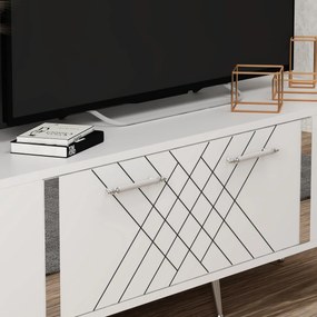 TV stolík Detas White