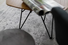 Kusový koberec AKRYLOVÝ VALENCIA 2328 sivý/slonová kosť