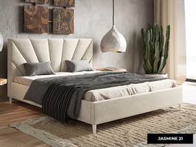 PROXIMA.store - Moderná čalúnená posteľ MALIA ROZMER: 180 x 200 cm, FARBA NÔH: biela