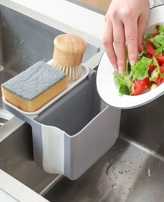 Tutumi Tutumi, organizér do kuchynského drezu, biela-šedá, HOM-03202