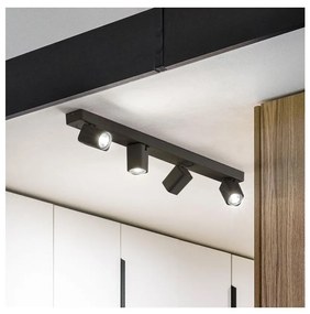 Ideal Lux - LED Bodové svietidlo RUDY 4xGU10/7W/230V čierna