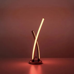 Leuchten Direkt 11991-55-LED RGB Stmievatelná stolná lampa SWING LED/9,5W/230V+DO