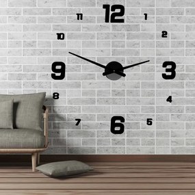 Moderné hodiny na stenu nalepovacie | SENTOP 12P005 plexi sklo