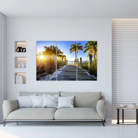 Moderný obraz do bytu - tropický raj