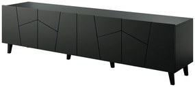 Cama TV stolík Etna - čierna