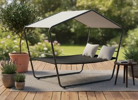 CH DVOJITÉ ZÁHRADNÉ LEHÁTKO S STRECHOU 233 x 136 x 191 CM