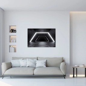 Obraz - Futuristický tunel (90x60 cm)
