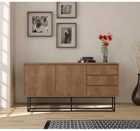 Skrinka Ruba Walnut and Black
