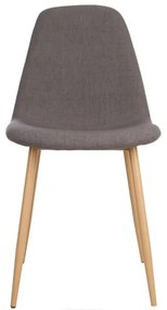 SADA 4x Jedálenská stolička ROKA tmavošedá